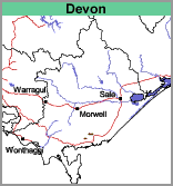 Map: Thumbnail of Devon Region