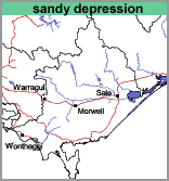 Map: Sandy Depression Map Unit