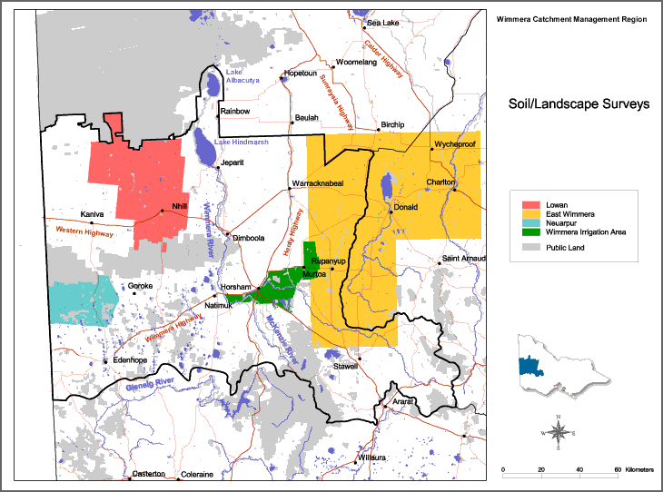 Map:  Wimmera Soil Surveys