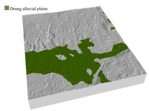 WLRA Landform Drung alluvial plain