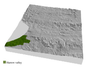 WLRA Landform Harrow dissected valley