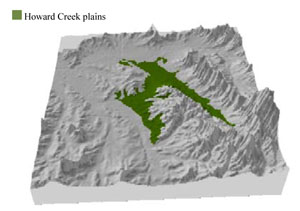 WLRA Landform Howard Creek plains