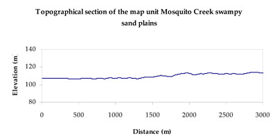 WLRA Landform Mosquito Creek swampy sand plains