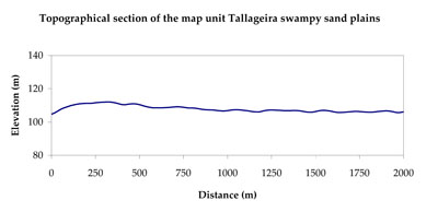 WLRA Landform Tallageira swamp sand plains