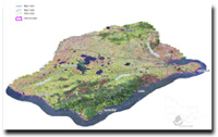 Image:  3D image of the Corangamite Catchment Area