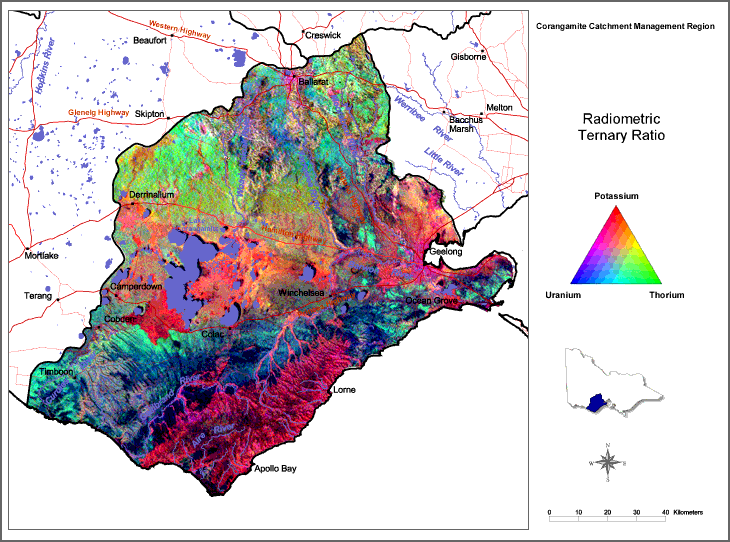 Map:  Radiometrics