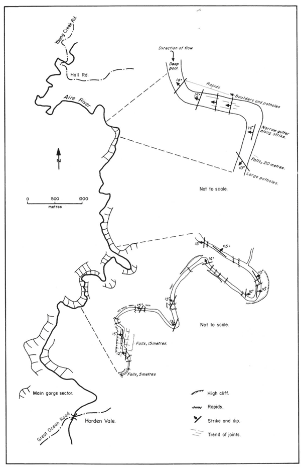 Map:  Aire River Gorge
