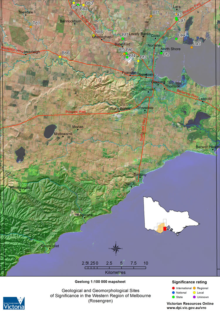 Map Geelong Mapsheet