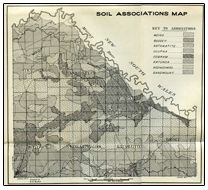 Soil Survey Part of County Moira, Victoria - soil association map
