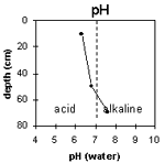 Graph: Site GN9 pH levels