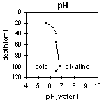 Graph: pH in PVI 7
