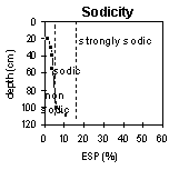 Graph: Sodicity in PVI 7
