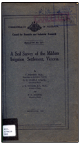 A Soil Survey of the Mildura Irrigation Settlement