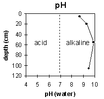 Graph: Site MP27 pH levels