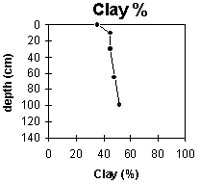 Graph: Site ORZC1 clay%