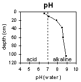 Graph: Soil Site LP110 pH