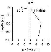 Graph: Soil Site LP113 pH