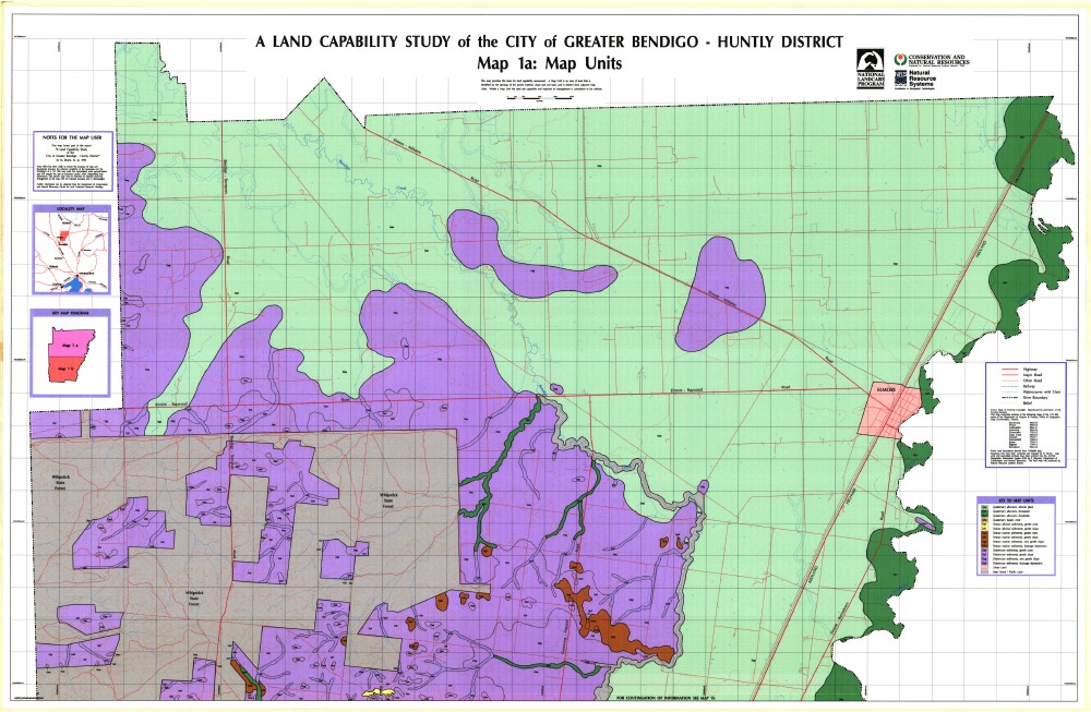 Land Capability Study - Huntly map