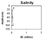 GRAPH: Soil Site GP22 Salinity