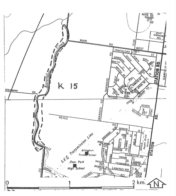 Map:  K15