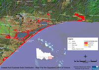 Coastal Acid Sulphate Soils - Gippsland Lakes  map