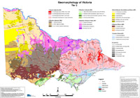 Geomorphology map of Victoria