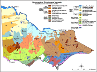 Geomorphic Divisions of Victoria