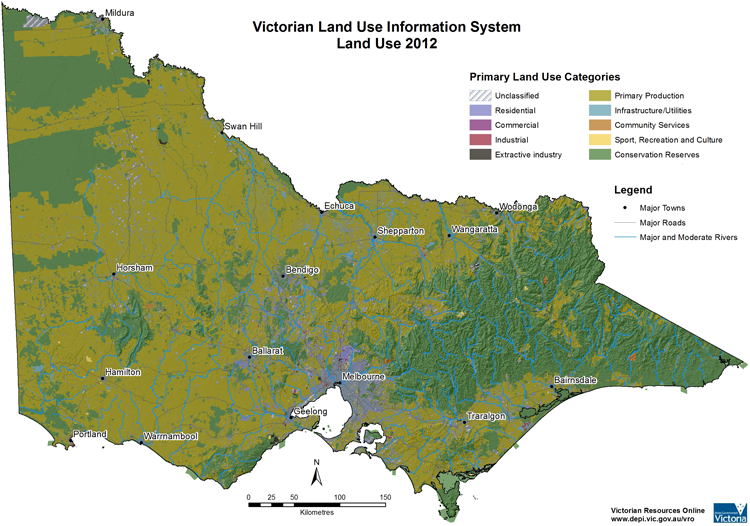 Victorian Land Use Information System Land Use 2012