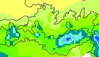 Central Victoria rainfall - 2050