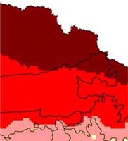 North West Victoria mean annual temp 2050