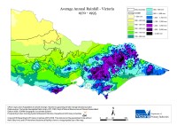 Rainfall 1970 - 1995