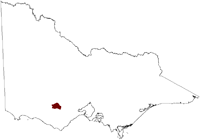 Thumbnail image showing the location of Lismore Salinity Province in Victoria