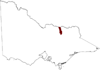 Thumbnail image showing the location of the Lower Ovens Valley Salinity Province in Victoria