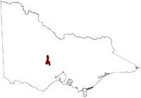 Thumbnail image showing the location of the Upper Loddon Volcanic Plains Salinity Province in Victoria