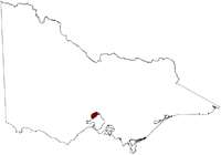 Thumbnail image showing the location of Werribee Salinity Province in Victoria