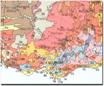 Map: Broadscale soil map of Victoria