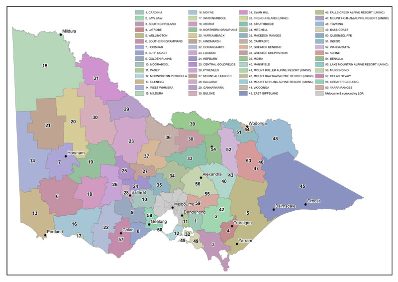 Local Government Authorities Statewide VRO Agriculture Victoria