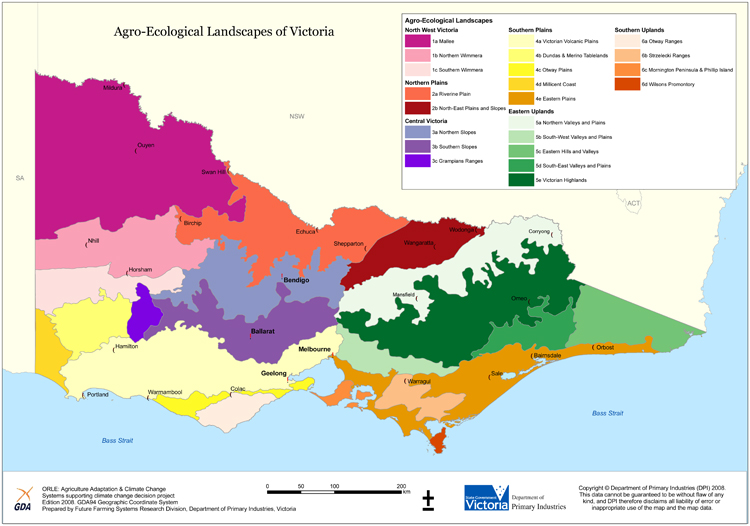 Primary Production Landscapes of Victoria
