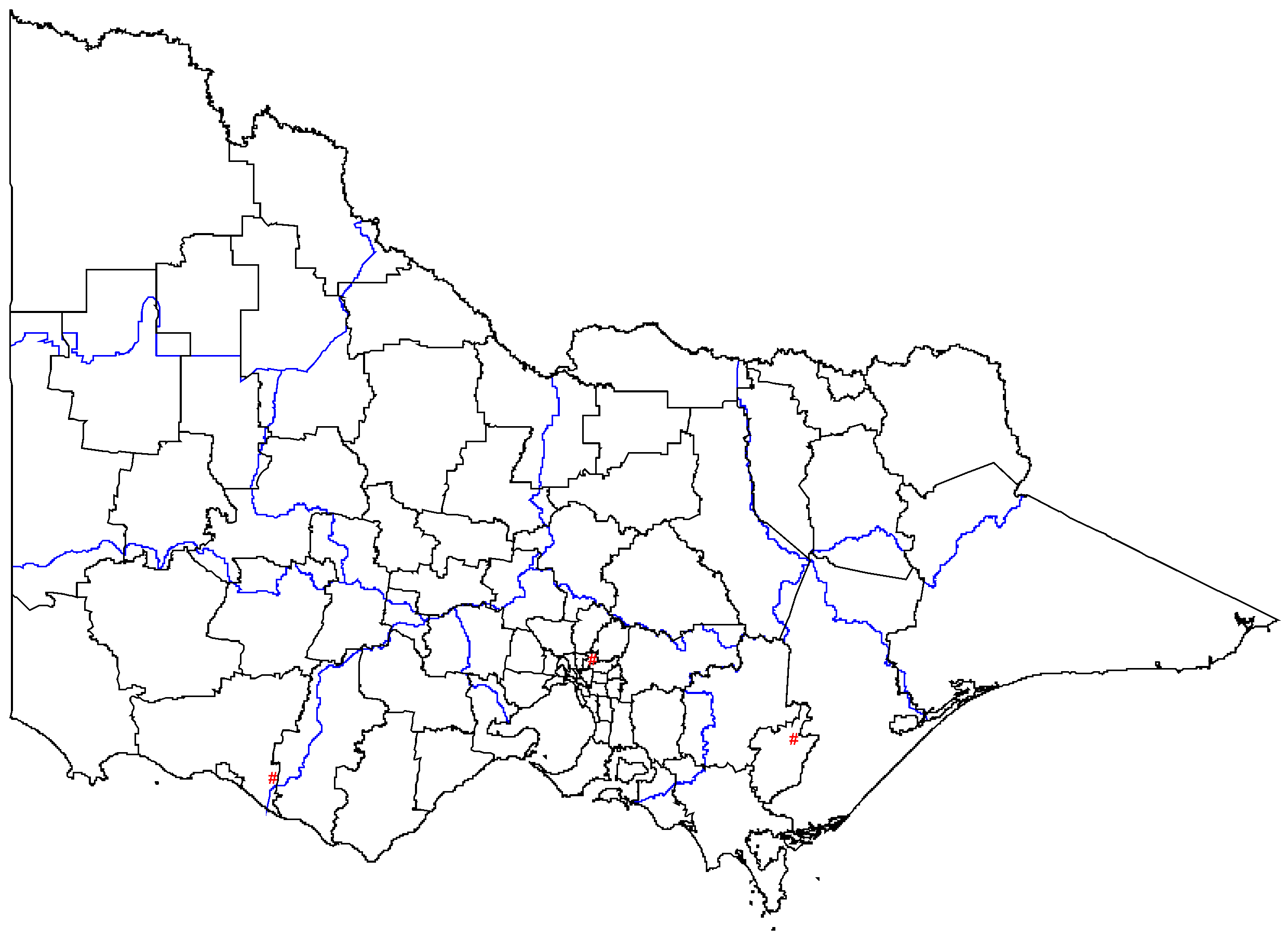Map showing the present distribution of azzarola