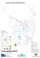 All Salix distribution Tasmania