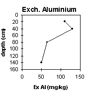 Graph: Site CFTT 4, Exchangeable Aluminium