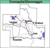 MAP: Coongulla with Glenmaggie map unit