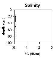 Graph: Salinity levels in Site EG2