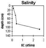 Graph: Salinity in Site G34