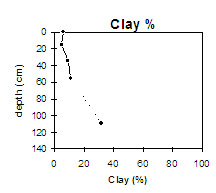 Graph: Site GP45 Clay %