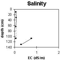 Graph: Site GP48 Salinity levels