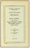 Soil Survey of Part of Parishes of Tinamba, Winnindoo, Denison, Wooundellah, County of Tanjil, Victoria