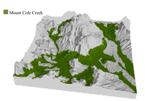 WLRA Landform Mount Cole Creek